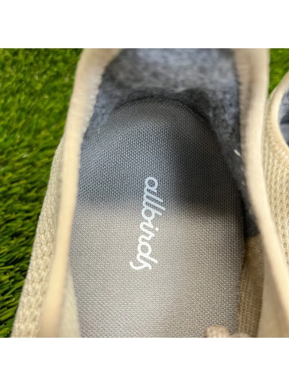 Allbirds Tree Pipers Womens Size 7 Ivory Athletic Running Knit Shoes Sneakers
